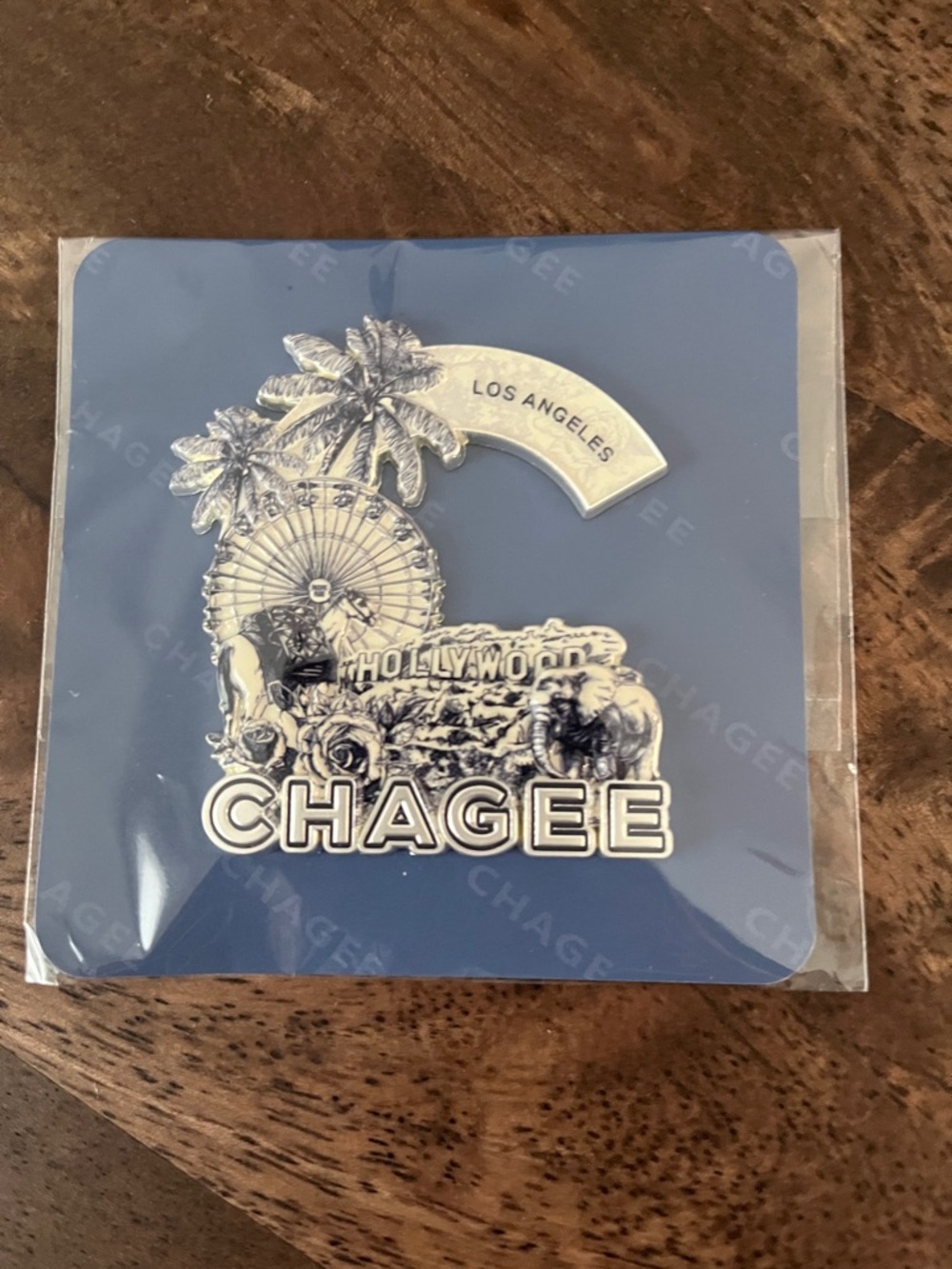 Chagee Los Angeles Silver Decorative Magnet